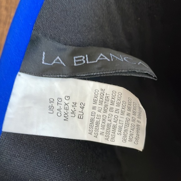 La Blanca Women's Standard Island Goddess Halter Triangle Swimsuit Top Blue 10 - Picture 12 of 12